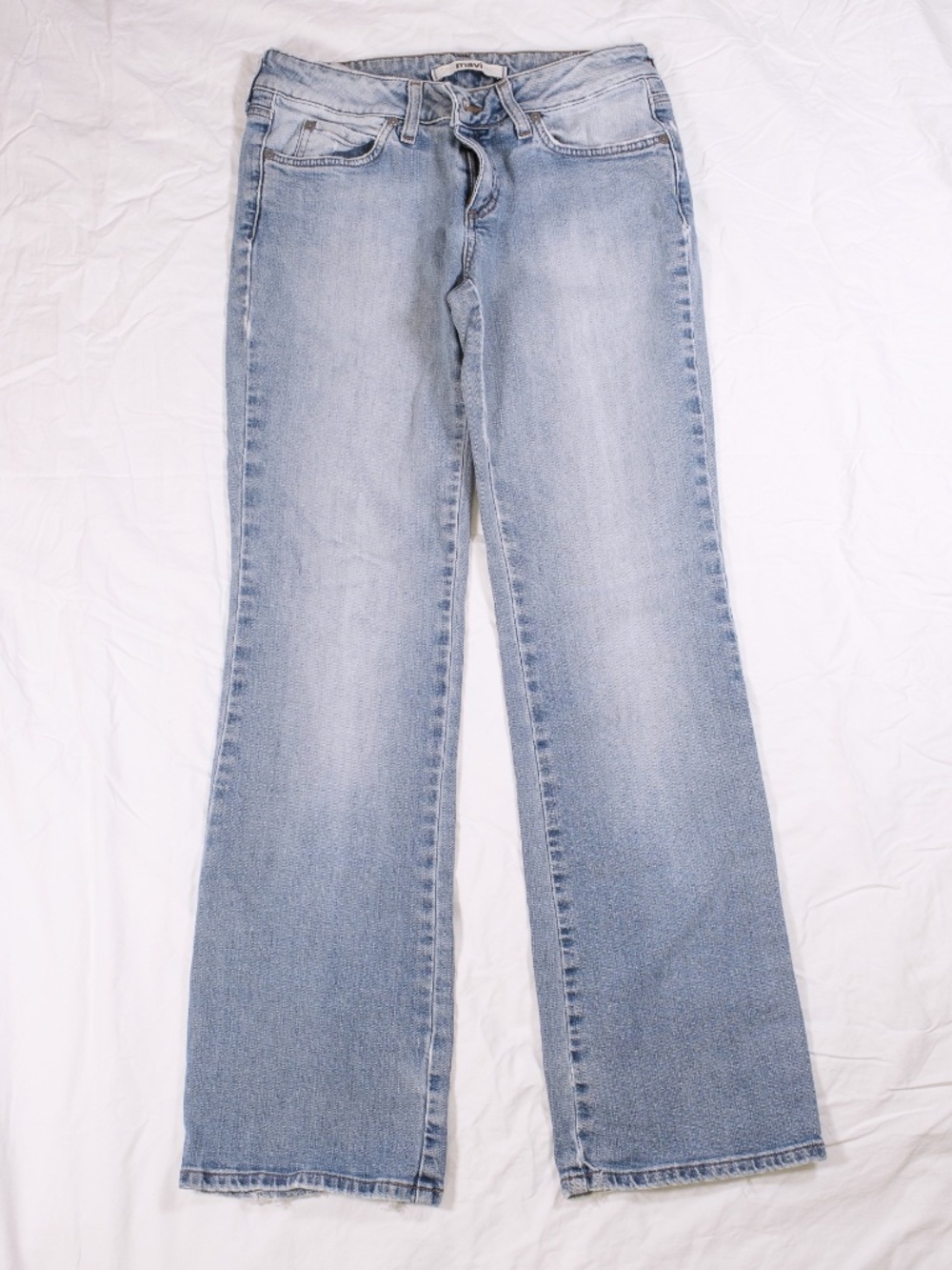 Vintage Mavi Straigh Leg Low Rise Jeans